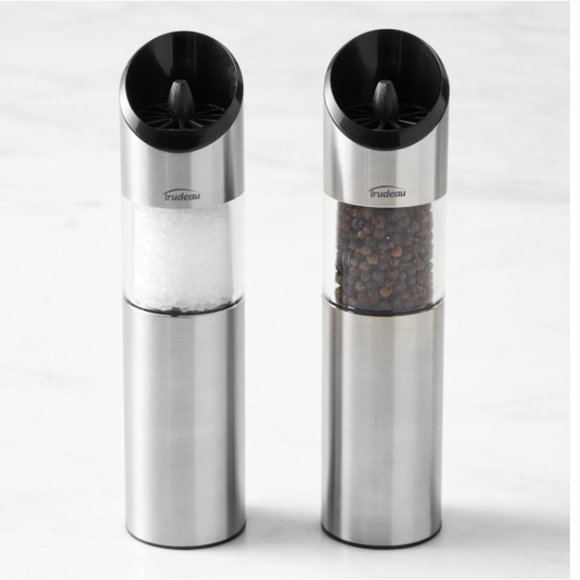 Trudeau Rechargeable Electric Salt & Pepper Mill - Picture 1 of 5